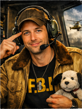 Anthony Meylemans in A-Team-uitrusting