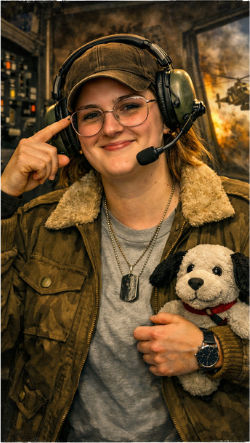Femke Van de Put in A-Team-uitrusting